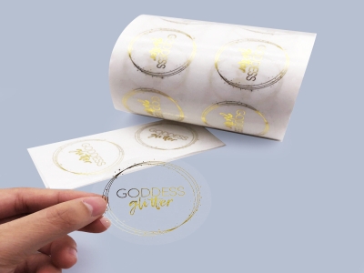 Transparent PP Adhesive Label 